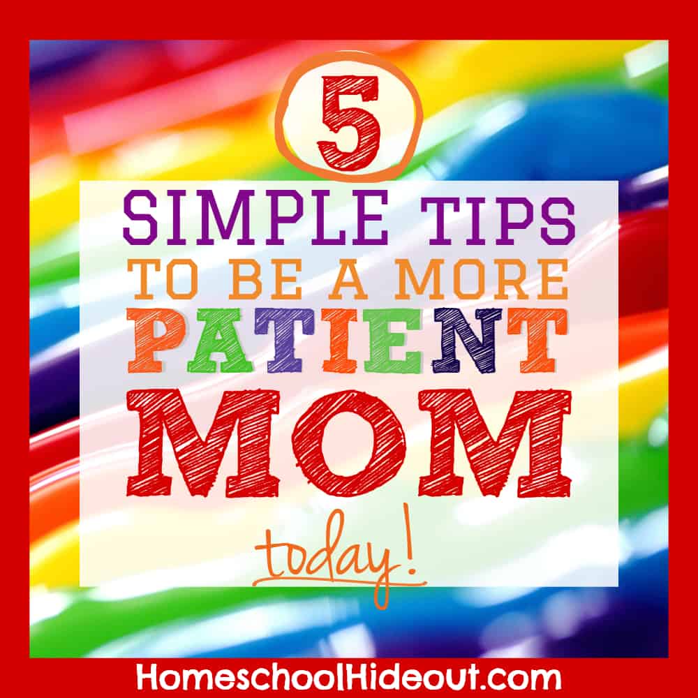 Become a more patient parent with these 5 simple tips! #parenting #patience #handsonparenting #keepcalm