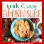DIY Pumpkin Slime Recipe For Kids