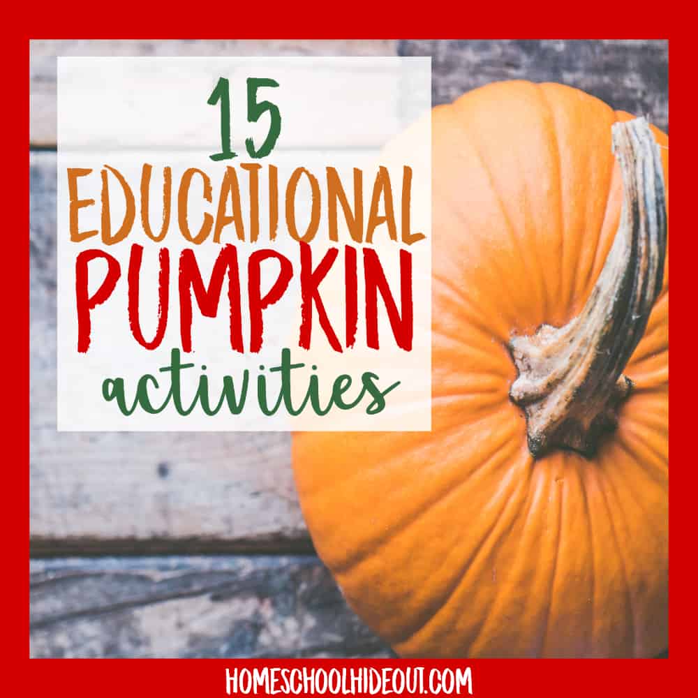 Fast and easy educational pumpkin activities the whole family will love! #fall #kidsactivities #pumpkins #pumpkinslime #autumn #fallfun #handsonlearning