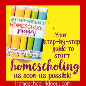 Jumpstart Your Homeschool Journey with this easy to use guide. All the big decisions are broken down into bite-sized tasks! Be homeschooling by Friday! #homeschooling #coronavirus #kidsathome #learningathome