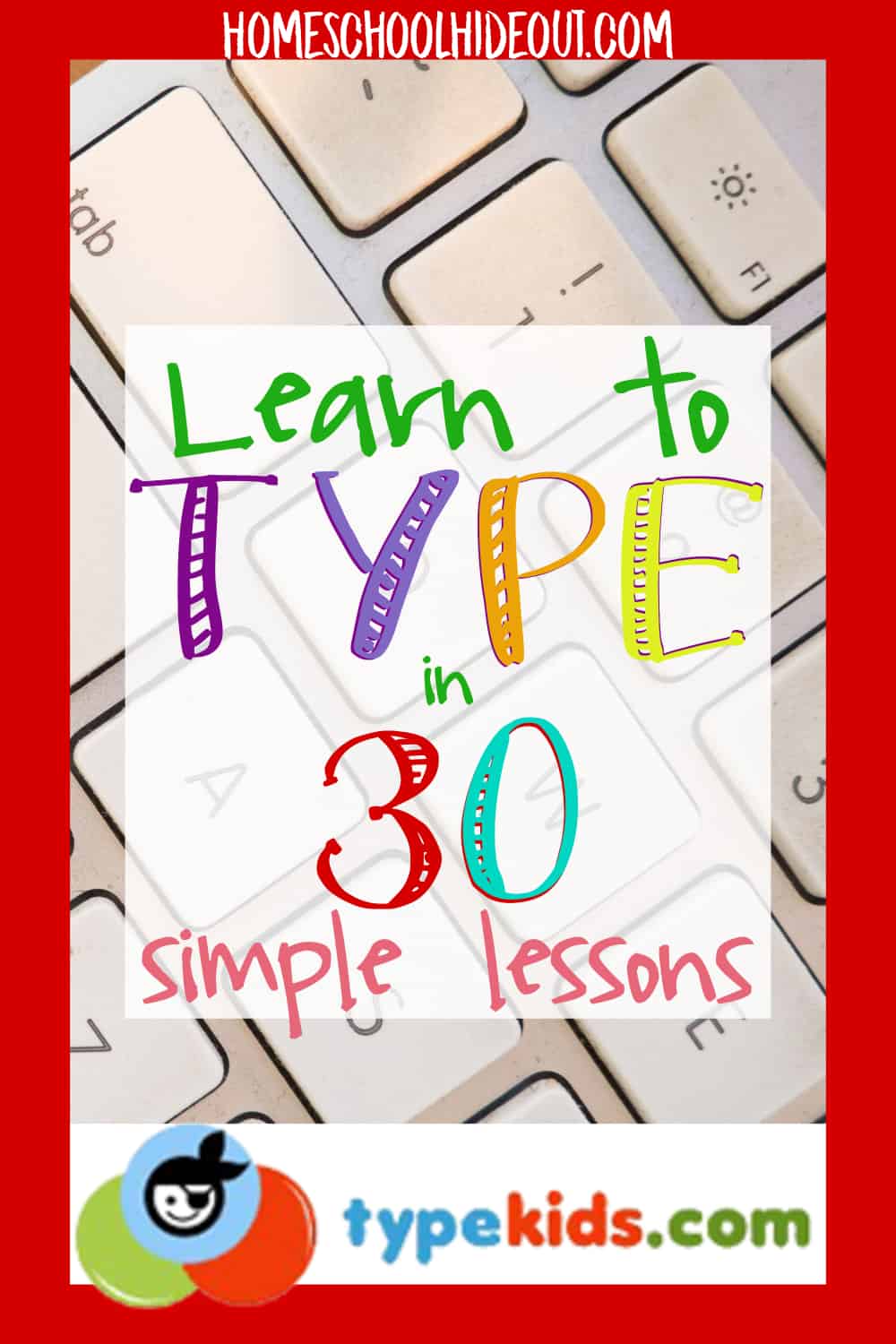 Learn to type quickly and proficiently with TypeKids! #typing #homeschool #homeschooling #learntotype #onlinelearning