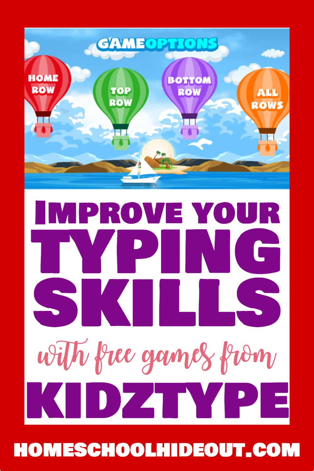 Fun and free typing games can help you learn to type more quickly and efficiently! #type #typingprogram #free #homeschoolers #homeschooling #homeschool