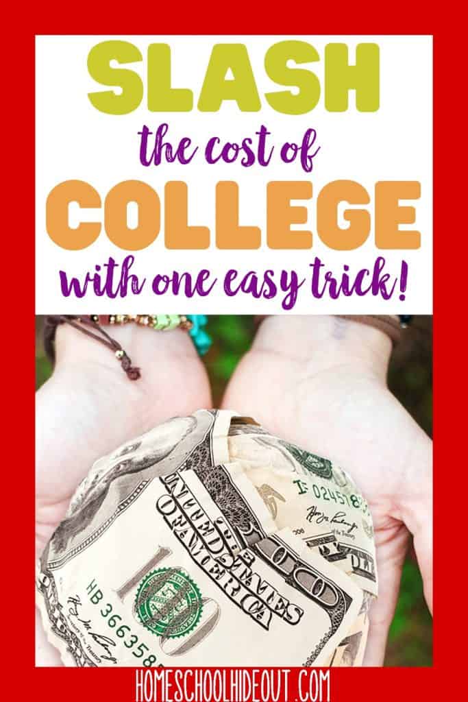 HOmeschoolers & CLEP testing go together like PB&J! Find out how one little trick will save you thousands on college credits! #college #debt #studentloans #homeschoolers #CLEP #testing #collegebound