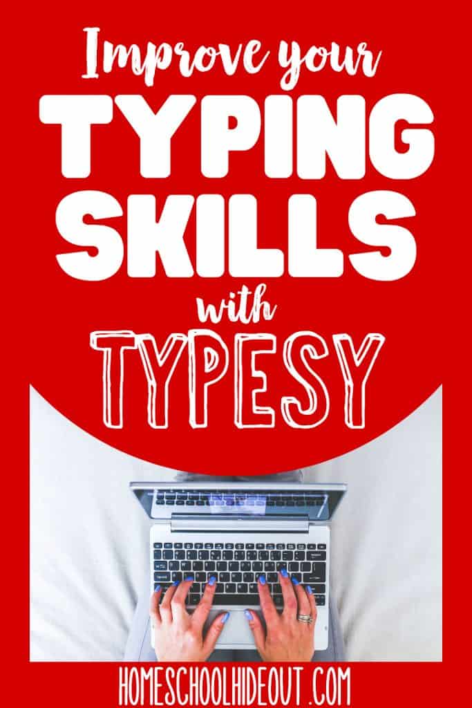 Homeschool typing has never been more fun! For just a few dollars each year, you can have an organized and effective typing program that does all the work for YOU! #homeschool #homeschooltypingclass #homeschooling