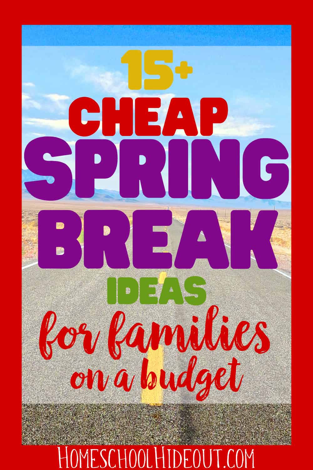 Looking for cheap spring break ideas for families? These ideas are perfect for making memories while not breaking the bank! #springbreak #familytime #vacationonabudget #cheapvacation