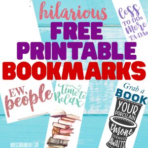 These hilarious introvert printable bookmarks are just what I was looking for! A little bit of sass and a little bit of truth! #introverts #printables #bookmarks #free