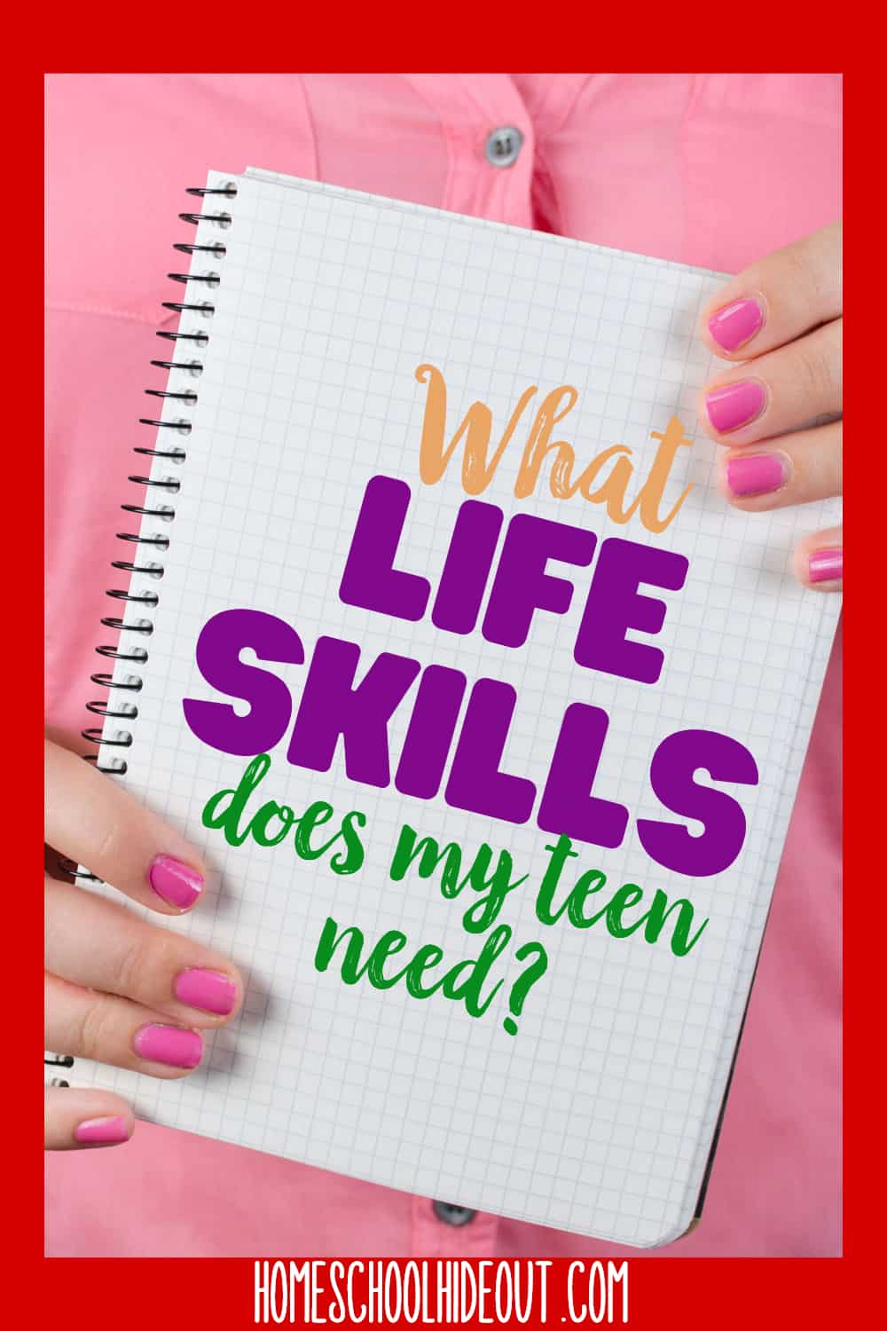 What are the most important life skills for teens? This covers them all! From time management to balancing a checkbook, they're taken the guesswork out of it all! #lifeskills #homeschoolers #teenagers #parentingteens