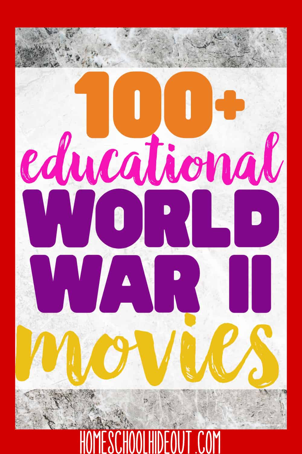 Learn history while binging on educational WWII movies! This list has them all! #learnwithmovies #amazonprime #homeschool #homeschoolers