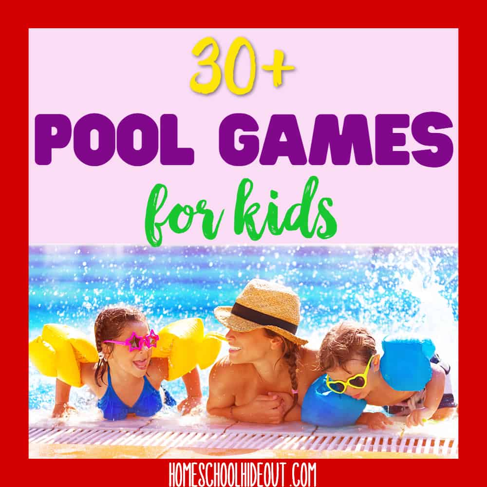 Sick of playing Marco Polo? These fun pool games for kids will make summer a BLAST! #summer #poolparty #swimming #games #funforkids