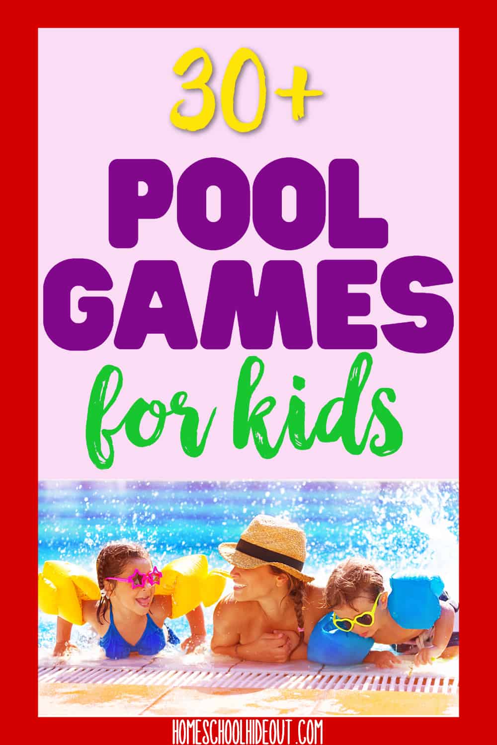 Sick of playing Marco Polo? These fun pool games for kids will make summer a BLAST! #summer #poolparty #swimming #games #funforkids