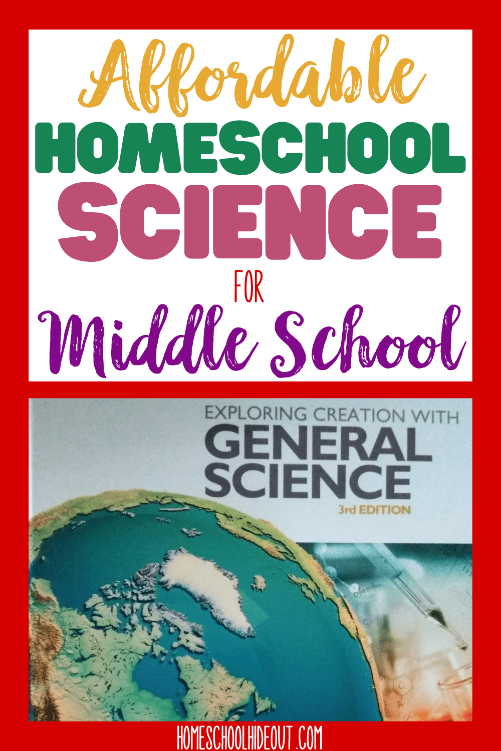 Homeschool science for middle school doesn't have to be a chore! This general science from Apologia has my kiddos excited to learn! #homeschoolers #homeschool #homeschoolingscience #apologia