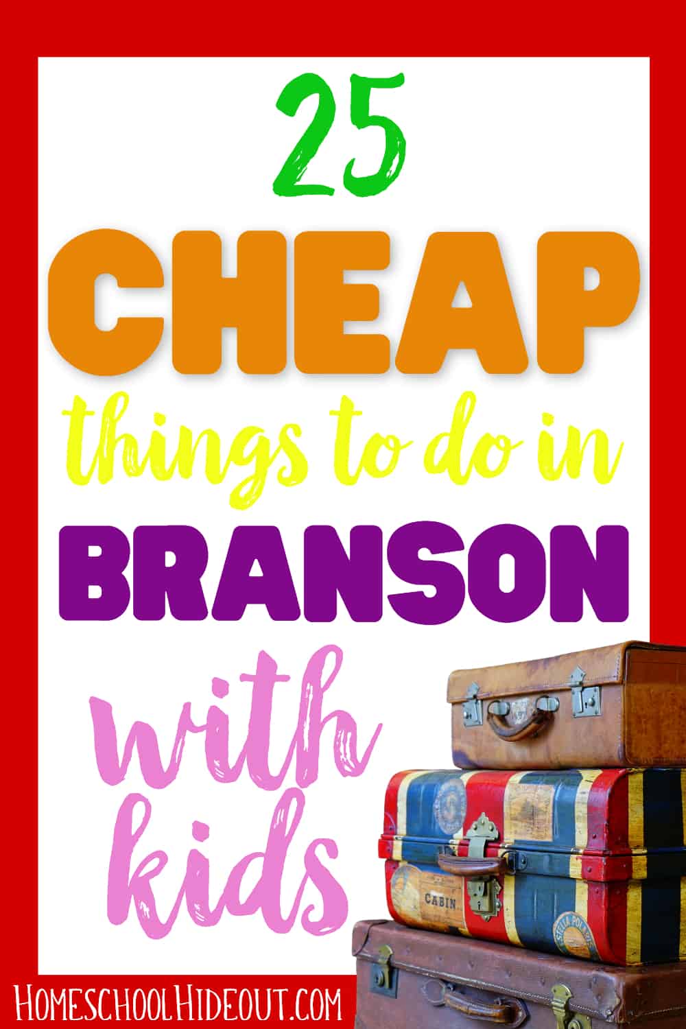 FINALLY found some cheap things to do in Branson with kids! We are so doing #9 next time we're there! #branson #travelwithkids #minivacation