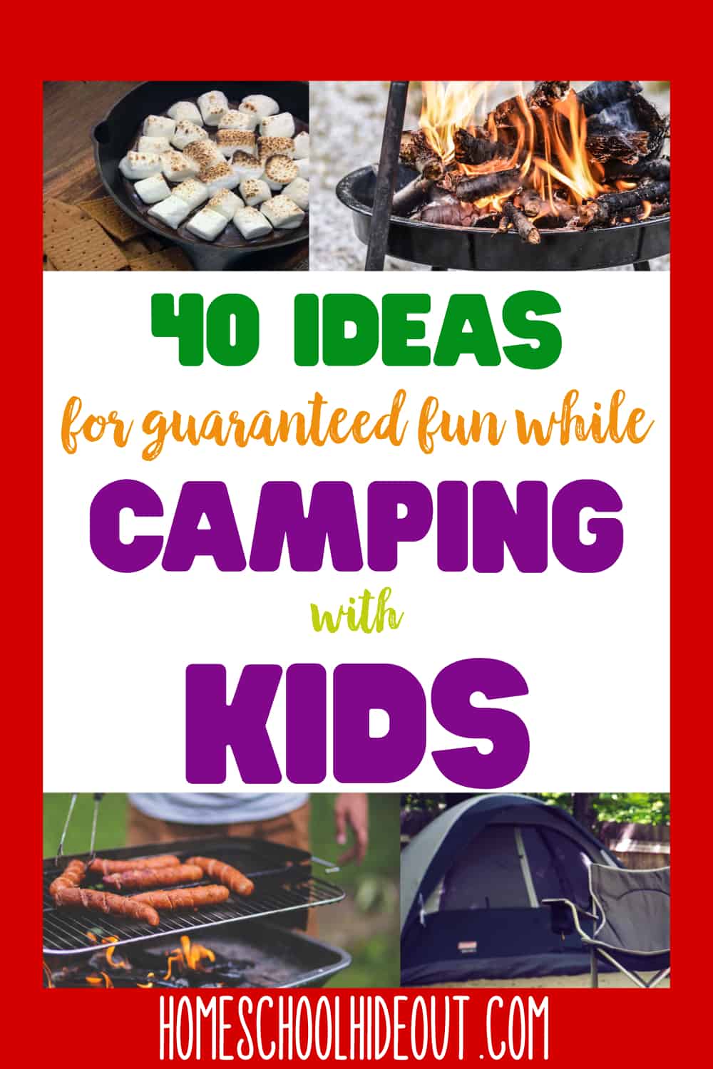 Going camping with kids is so much easier with these handy tricks! I would've never thought of these things! #camping #familytime #vacation