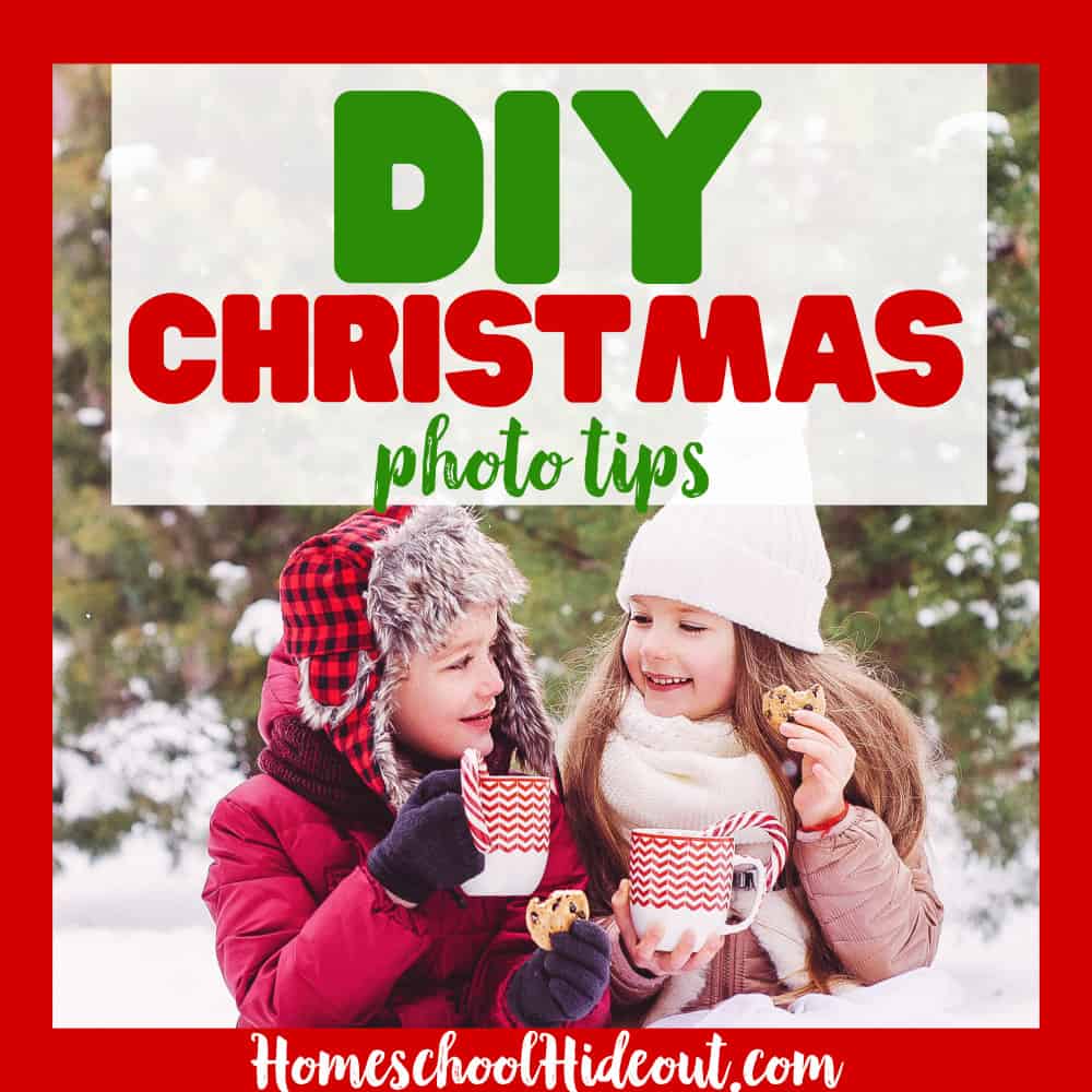 Save money and take killer DIY Christmas family photos! #holiday #photos #DIYphotography #christmasdiy