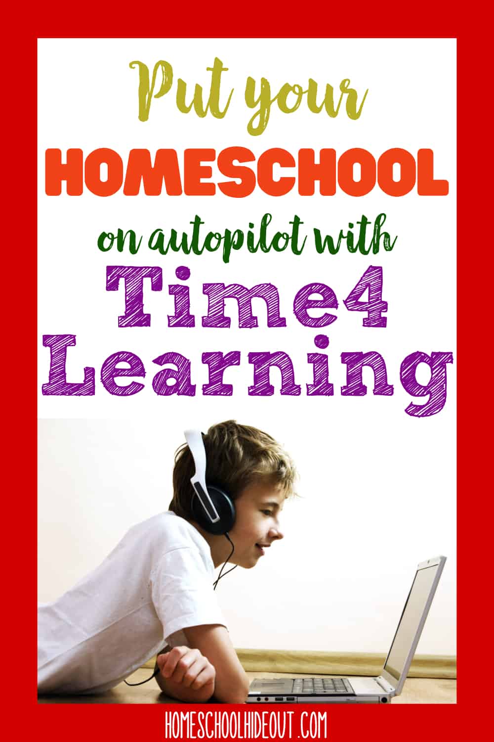 We're so much more productive now that we homeschool with Time4Learning! The built-in lesson plans, automatic grading and fun games are more than I ever expected from an online program! #time4learning #homeschool #onlinelearning
