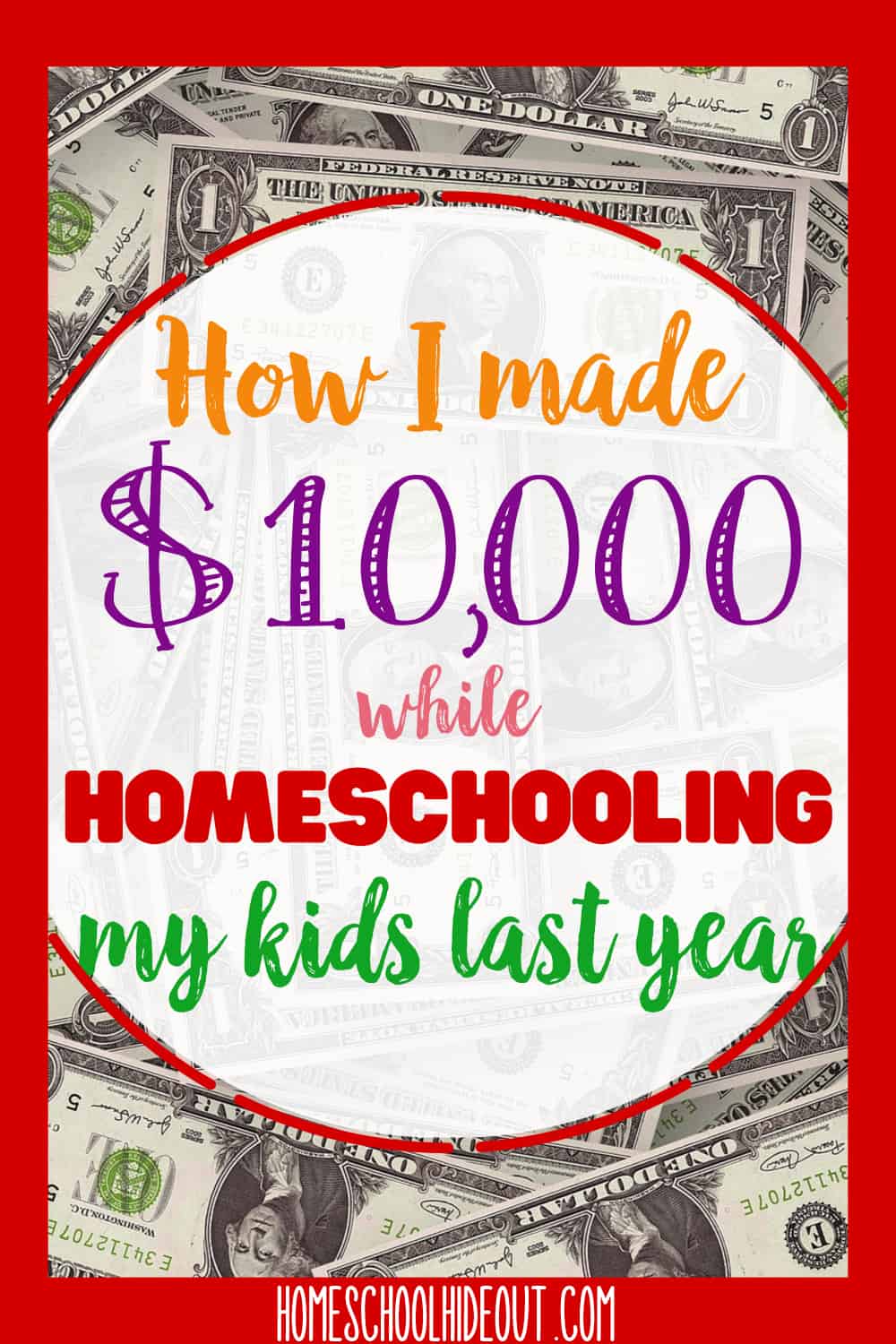 Learn how I make money while homeschooling my kids! No selling, leaving your kids with sitters or anything crazy! You just need the internet and a few hours a week! #homeschooling #makemoney #workathome #momblog #homeschoolonabudget