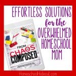 Tips for the Overwhelmed Homeschool Mom