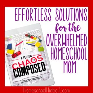 Are you an overwhelmed homeschool mom? Tired of feeling defeated? Check out these effortless tips to whip your life into shape! #homeschoolers #selfhelp #ebook #overwhelmed