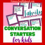 Free Conversation Starters for Kids