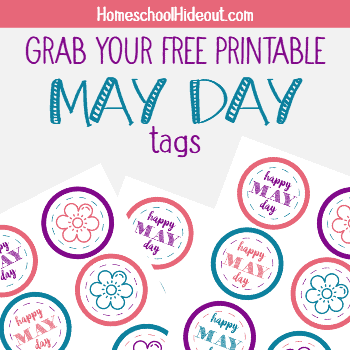Check out these printable May Day tags, perfect for flowers, baked goods or candy bouquets!
