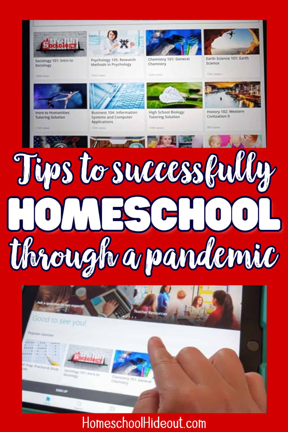 Super helpful tips to help you survive pandemic homeschooling! I would've never thought of some of these things! 