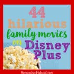 This list of family movies on Disney Plus is EXACTLY what I needed to help me plan our next family movie night! Add some snacks and we'll be set to go!
