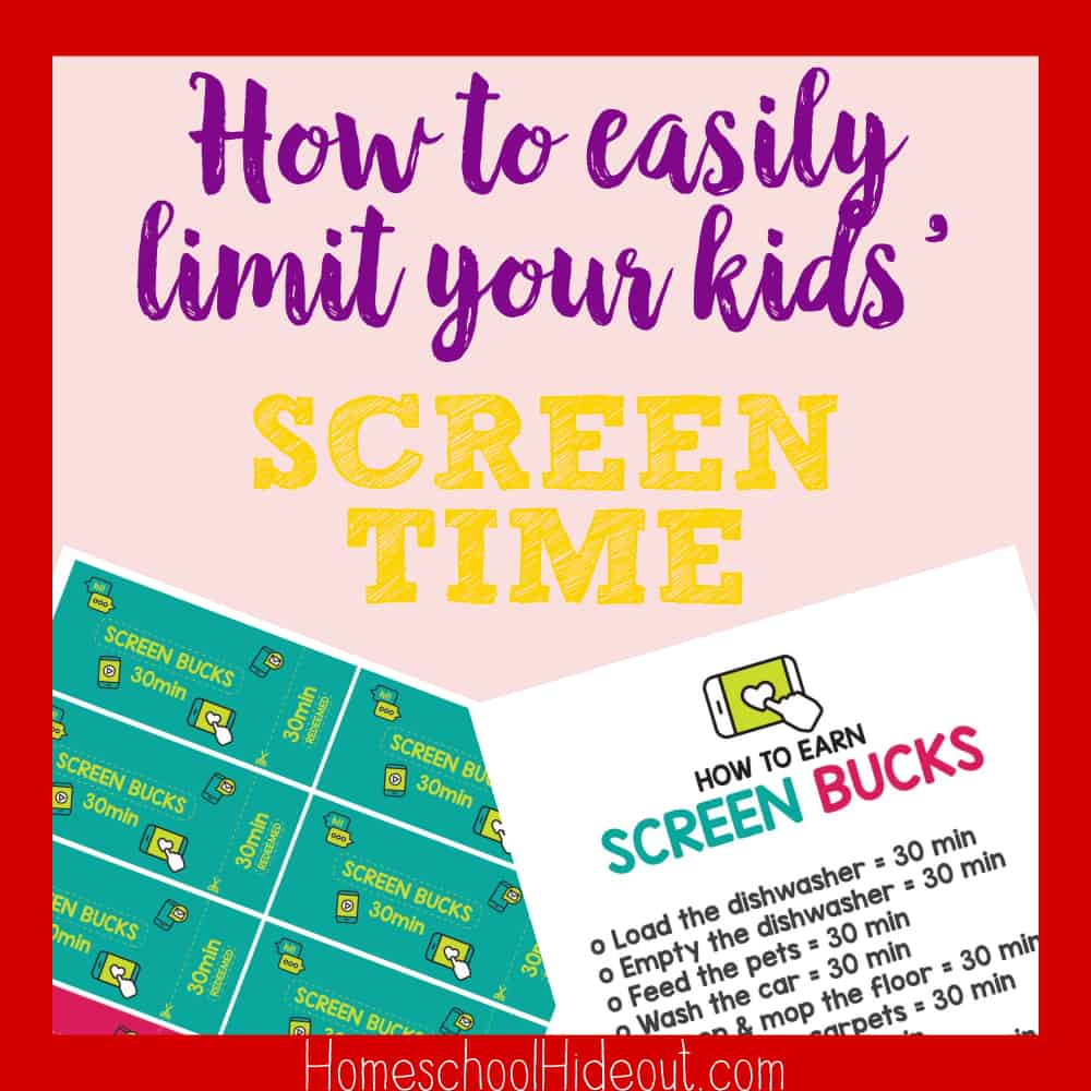 Wondering how you can limit screen time for you kids? These tips will make life easier for the whole family and the free printables are just what we needed!