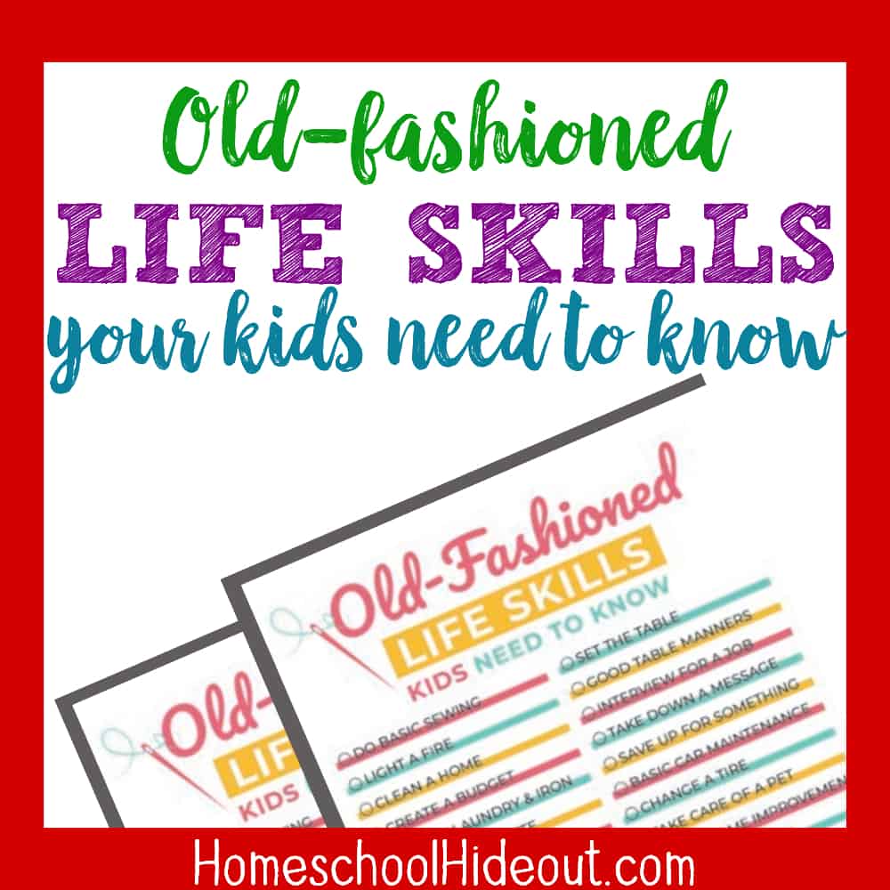 This is the PERFECT list of life skills your kids need to know. I'm printing this out and hanging it on the fridge so we know what to work on next!