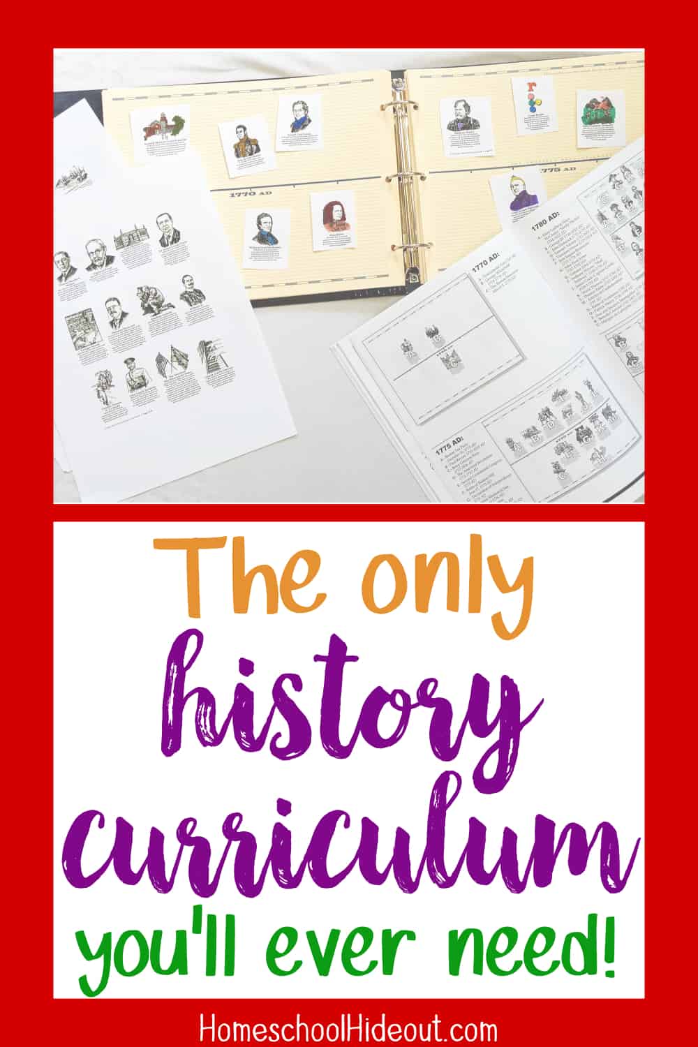 If you're looking for a hands-on history timeline that allows you to flexiblity and encourages learning, you can't miss Home School in the Woods!