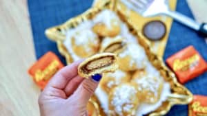 These Reese's Wraps are my current favorite air fryer dessert! Quick and easy to whip up and super affordable! Not to mention, REESE'S, hello!