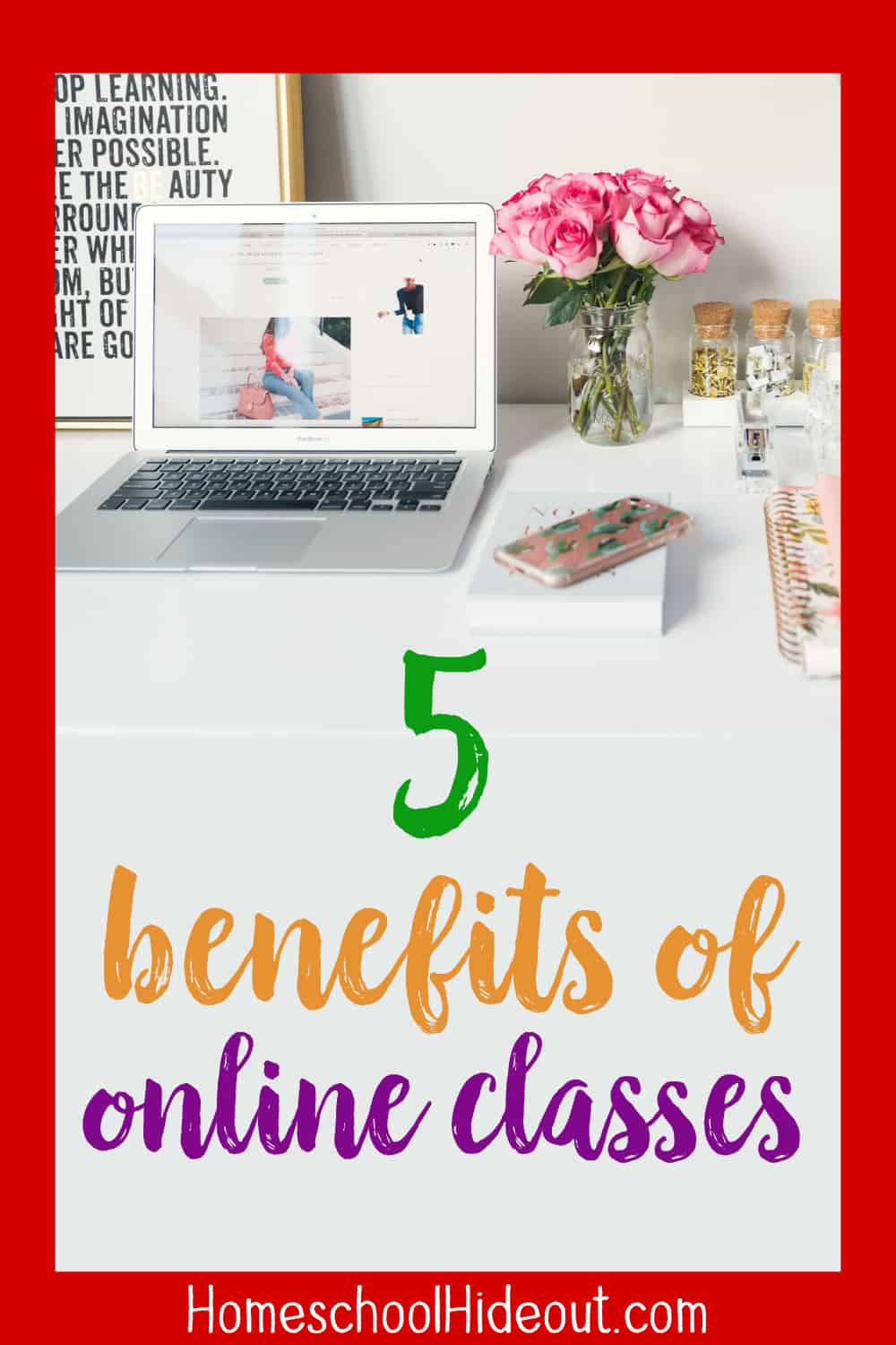 The benefits of online classes have never been greater! Learning from home is the new face of education.