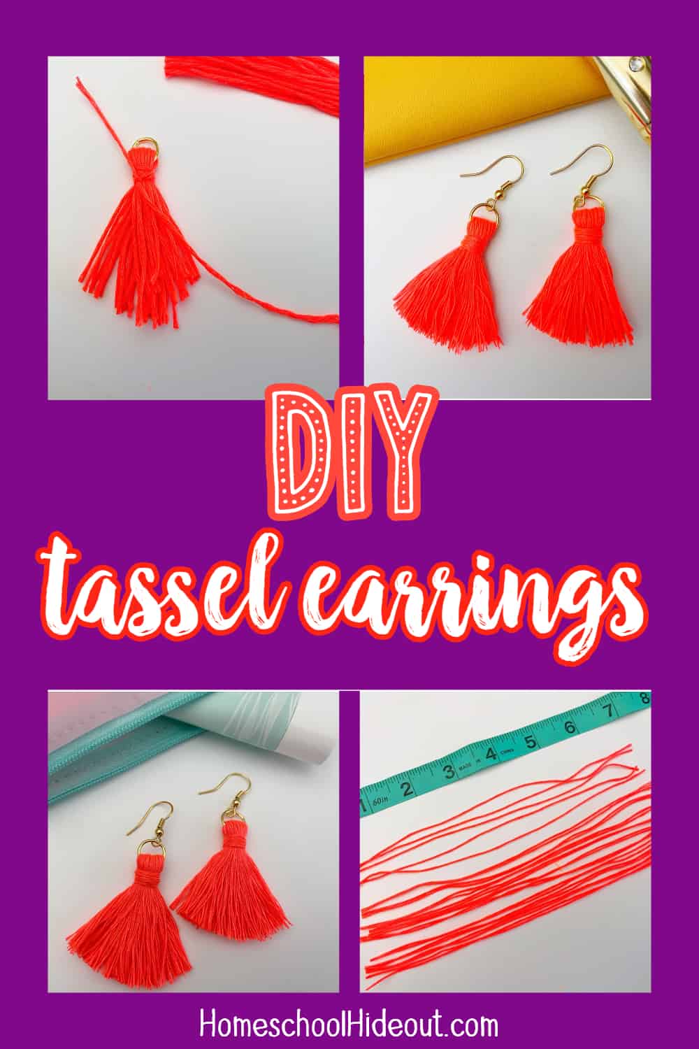 Make your own perfect crystal-studded ombre tassel earrings | CBC Life