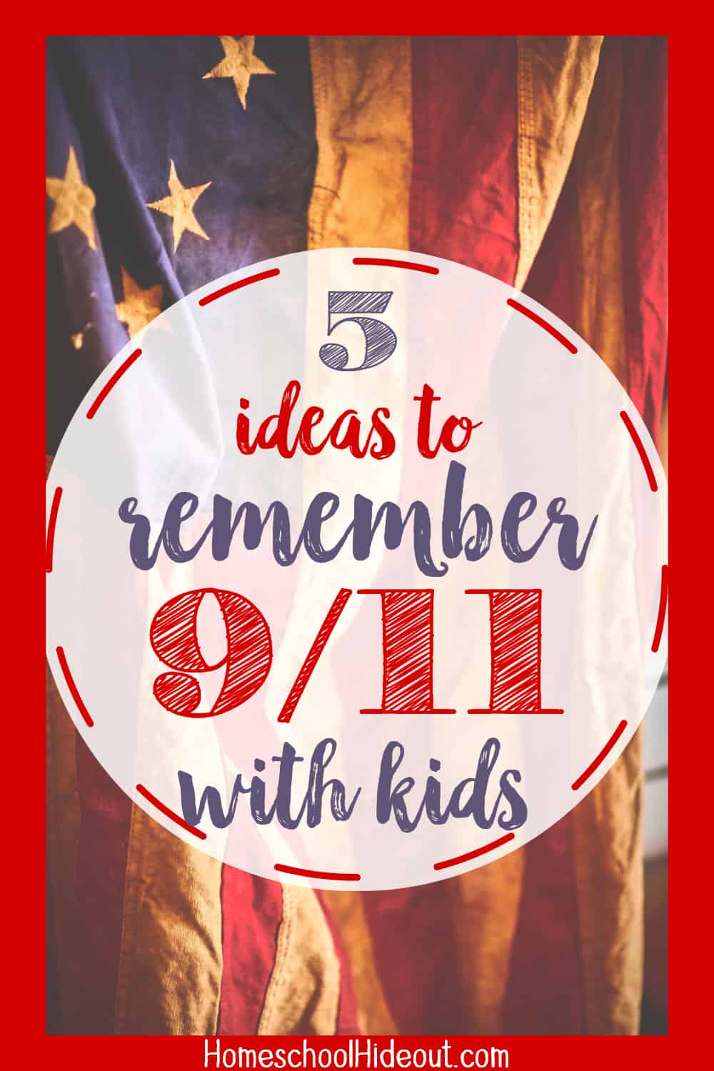 Remembering SEptember 11th with kids can be hard but it's so important! We loved these ideas and will do #4 all week long!