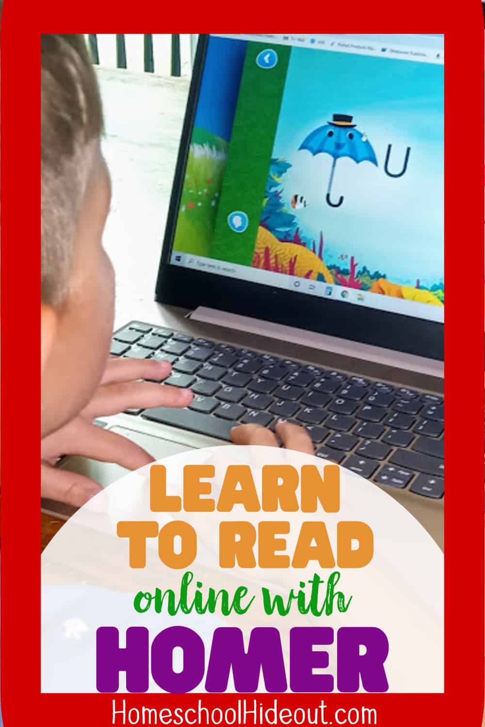 Bear is loving that he can learn to read online while the big kids do school and I love that it's teaching him to read, without breaking the bank!