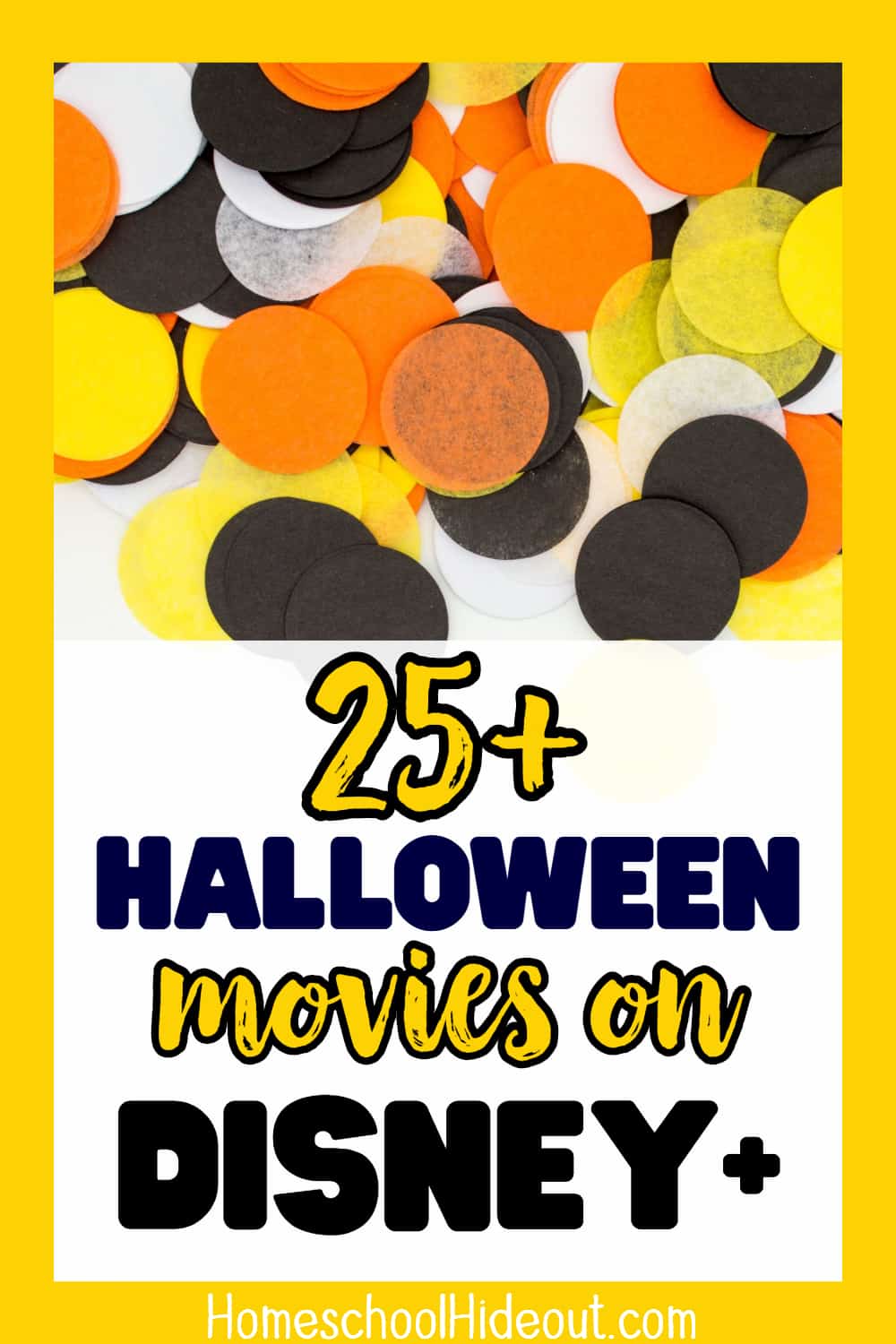 I'm totally gonna binge watch these Halloween movies on Disney+! So many oldies and so many I've never seen! I printed off the list and am hanging it on the fridge!
