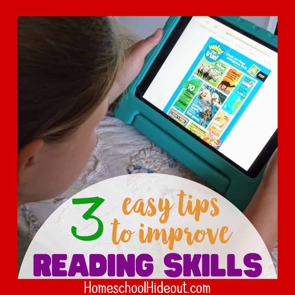 These easy ideas were perfect to improve reading skills, without a lot of effort!