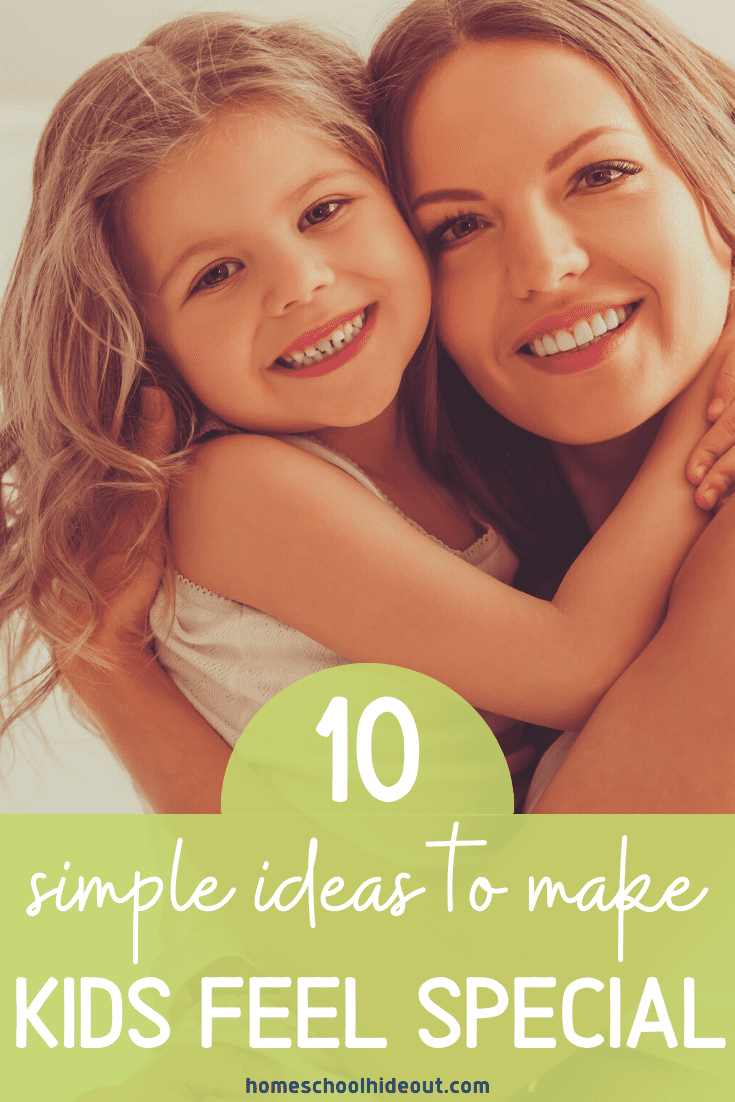 Genius ideas on how to make your kids feel special! I love #4. Gonna go do it right now!