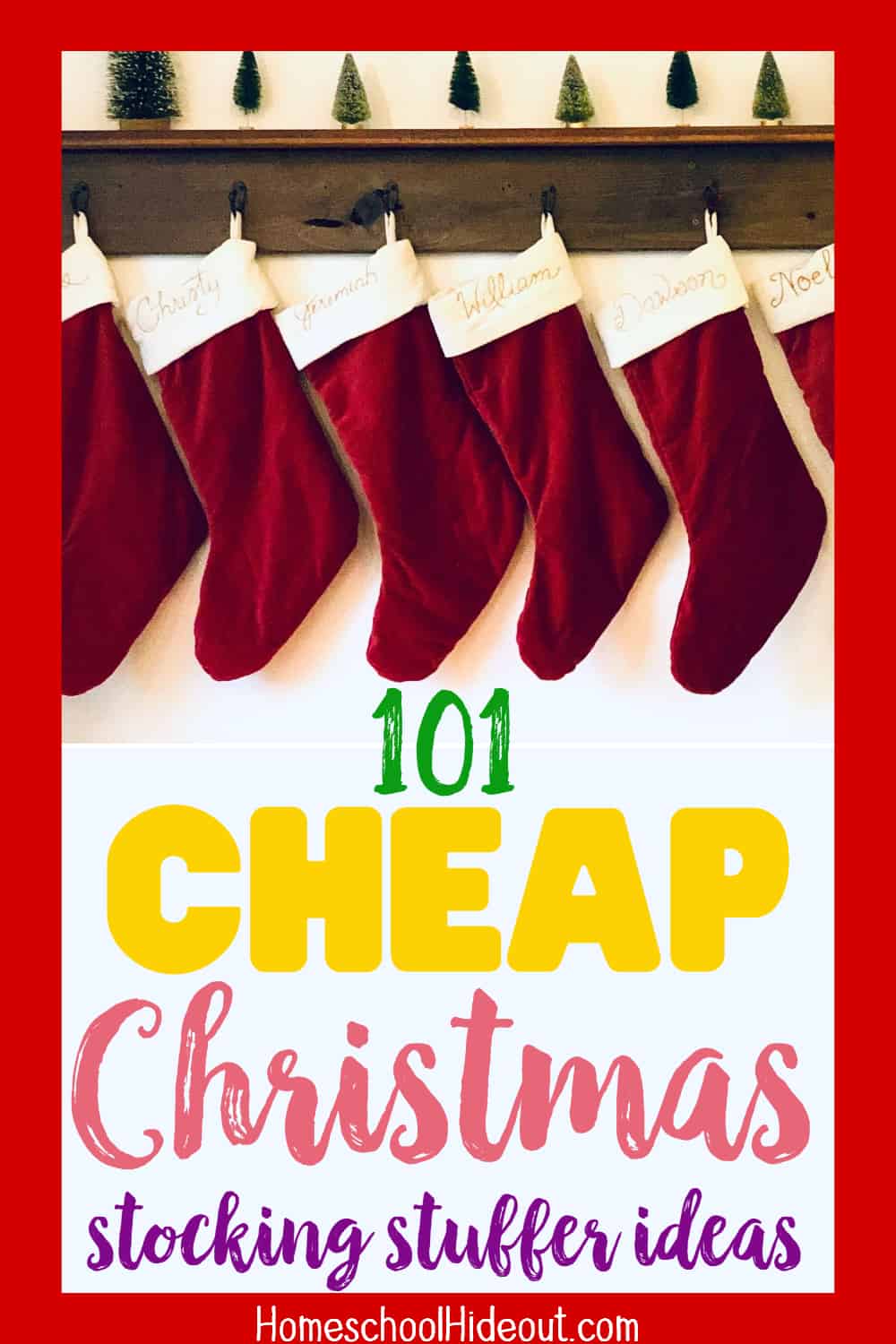 Christmas is so expensive so I'm LOVING this list of 101 cheap stocking stuffers! #68 and #31 are my favorites!