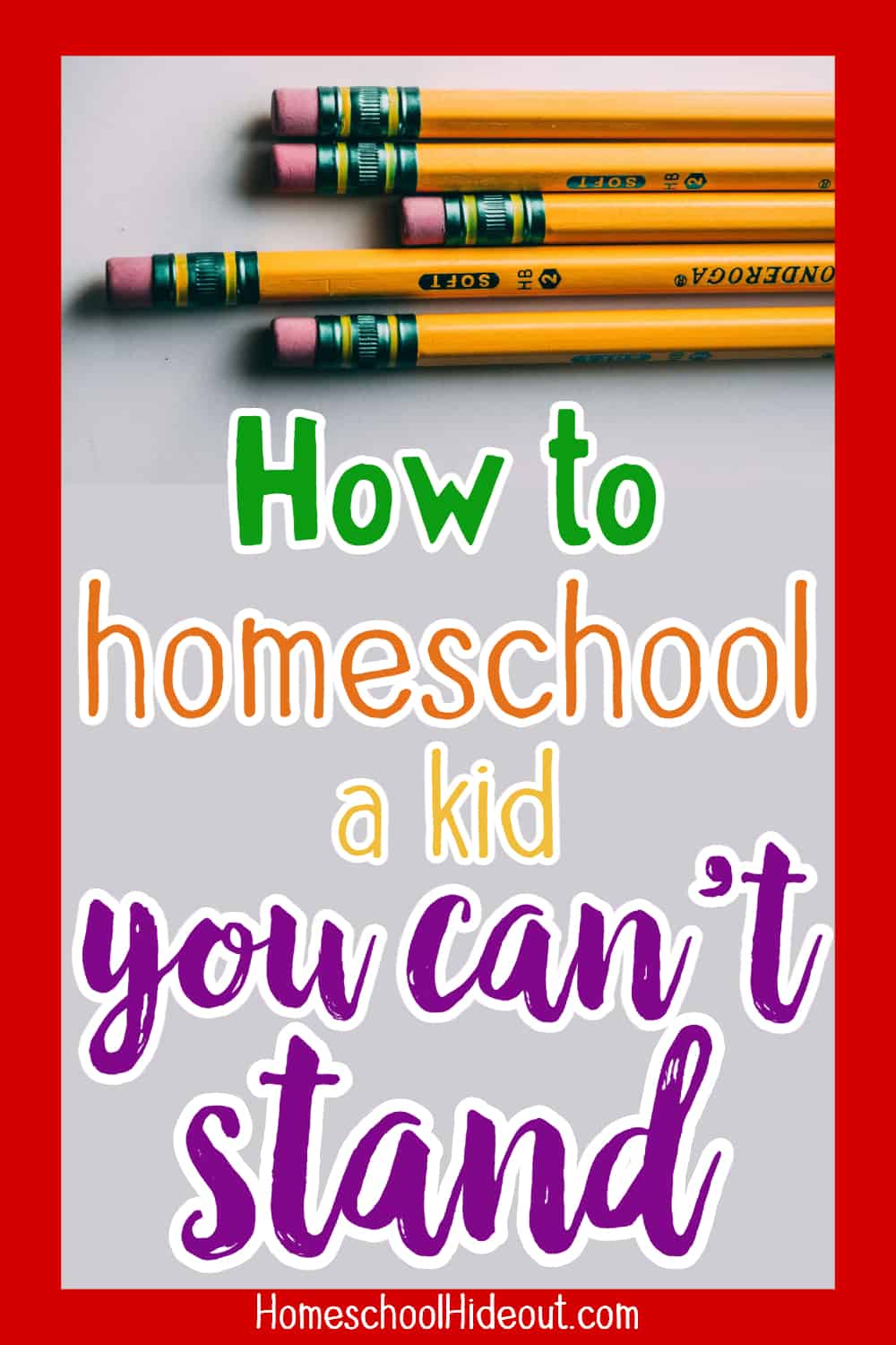 Sometimes you have to homeschool a kid you can't stand and it's not that easy! These tips are so helpful and just what I needed.