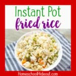 This Instant Pot fried rice recipe is IT!!! So good and so dang simple. I'm adding it to our meal rotation now!