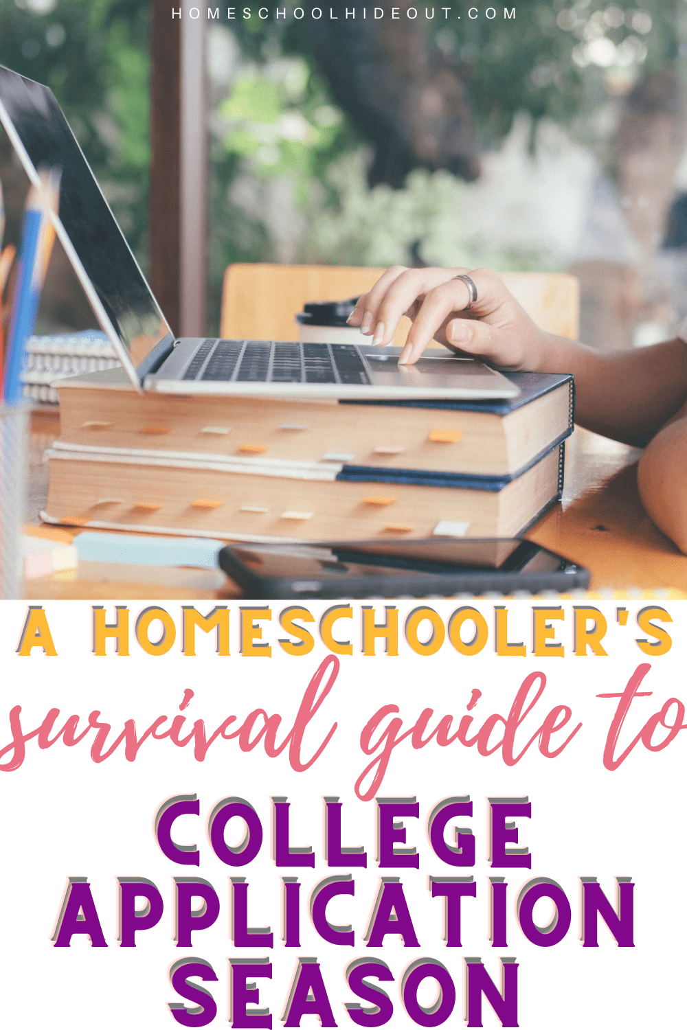 This guide has taken the struggle out of college applications for us!