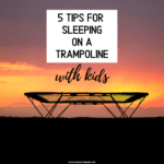 Sleeping On a Trampoline with Kids