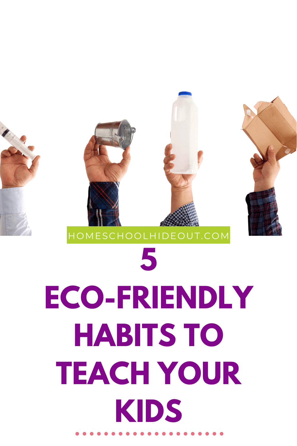 Establishing eco-friendly habits can really make a difference and it's just a small change!