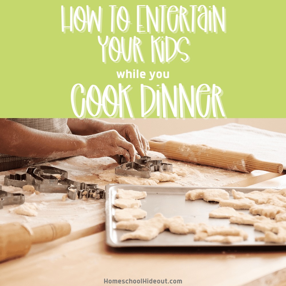 I never knew it was so easy to entertain kids while cooking in the kitchen! Love these ideas, especially #2!