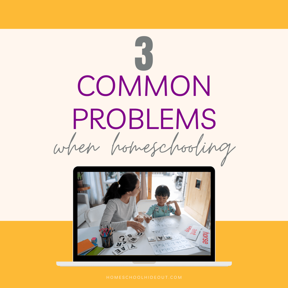 There are often problems with homeschooling but I like these ideas to keep everything going as smooth as possible!