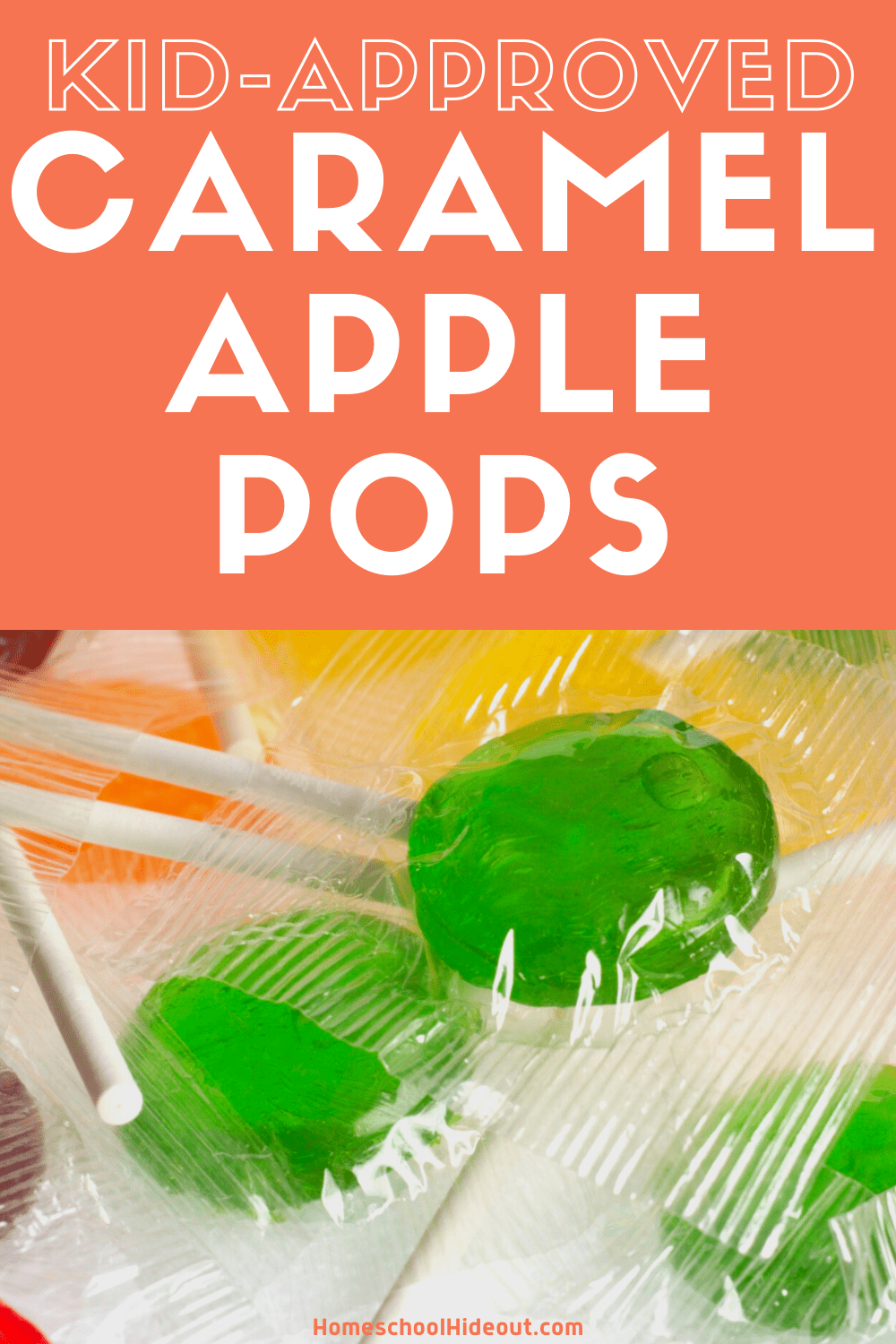 Caramel apple pops are so flippin' good and SO easy to make! We are obsessed!