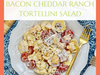 This bacon cheddar ranch tortellini side dish is my go-to! So dang good and easy-peasy to whip up!