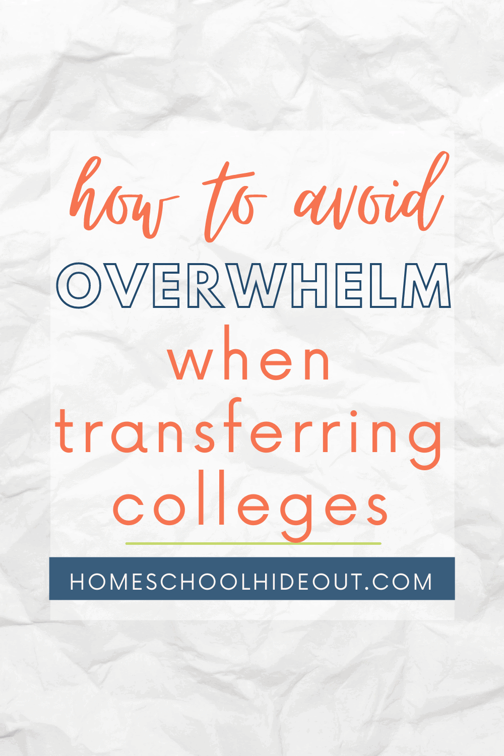 Transferring colleges is STRESSFUL but these tips can make it easier!
