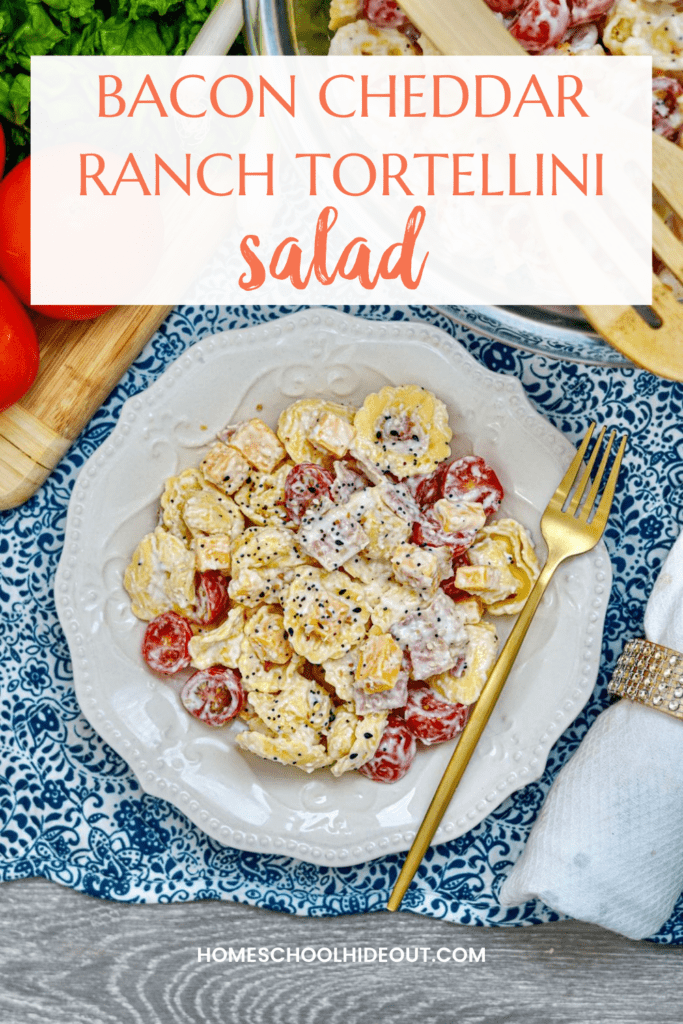 This bacon cheddar ranch tortellini side dish is my go-to! So dang good and easy-peasy to whip up!