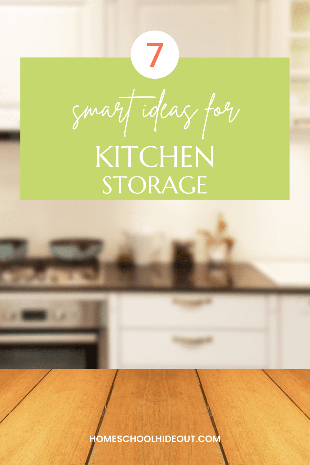 Love these smart storage ideas for the kitchen!